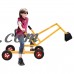 Gymax Heavy Duty Kid Ride-on Sand Digger Excavator Digging Scooper Toy 4-Wheel   